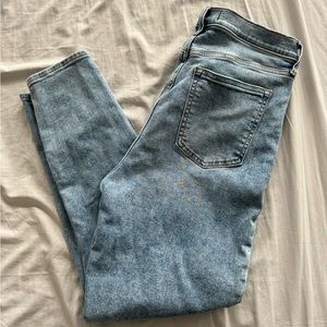 Abercrombie curve love super skinny ankle high rise size 32/14 EUC